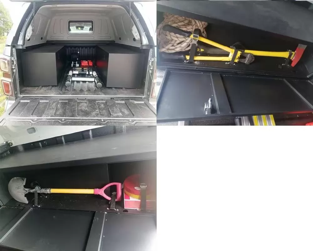 ປັບປ່ຽນລົດກະບະ Isuzu D-MAX ທີ່ມີຜ້າກັນນ້ຳທີ່ສາມາດຖອດອອກໄດ້ ສຳລັບການເກັບຮັກສາສິນຄ້າທີ່ປອດໄພ